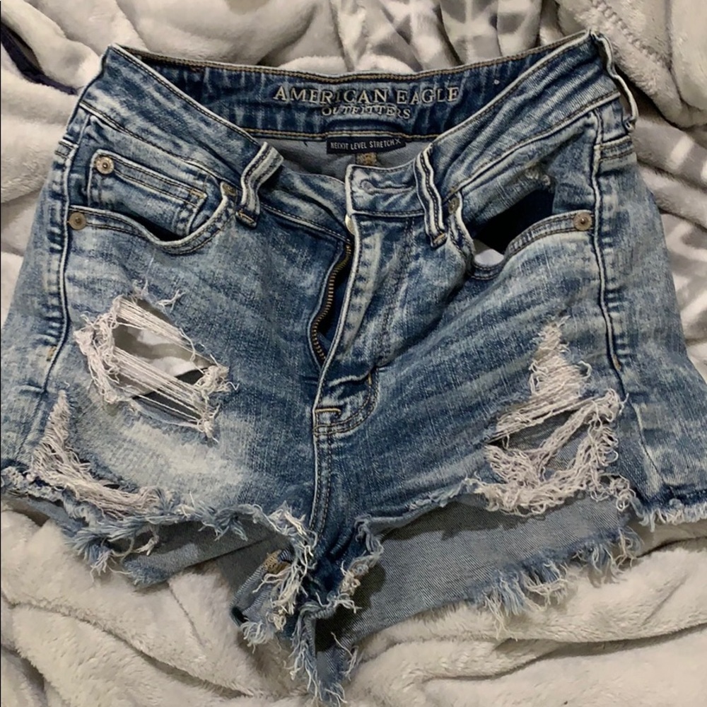 american eagle jean shorts